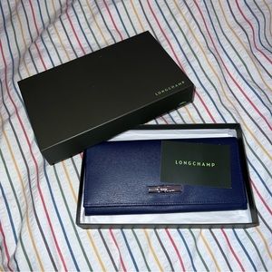 Longchamp Roseau Leather Wallet